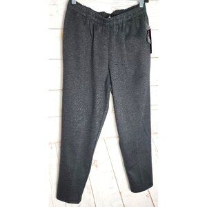 Bon Worth Fashion Stretch PXSS Petite Charcoal Sweat Pants - Polyester/Spandex